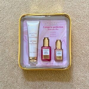NWT Findley 3 Steps to Perfection Skincare Trio Cleanse Hydrate Brighten